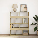 bogreol 100x33x125,5 cm konstrueret træ sonoma-eg
