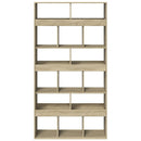 bogreol 100x33x187,5 cm konstrueret træ sonoma-eg