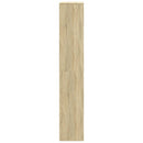 bogreol 100x33x187,5 cm konstrueret træ sonoma-eg