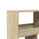 bogreol 100x33x187,5 cm konstrueret træ sonoma-eg