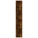 bogreol 100x33x187,5 cm konstrueret træ røget egetræsfarve