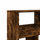 bogreol 100x33x187,5 cm konstrueret træ røget egetræsfarve
