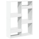 bogreol 100x33x135 cm konstrueret træ hvid