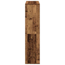 bogreol 100x33x135 cm konstrueret træ antikt træ