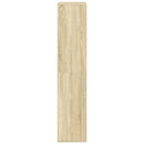 bogreol 100x33x155,5 cm konstrueret træ sonoma-eg