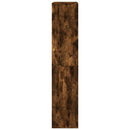 bogreol 100x33x155,5 cm konstrueret træ røget egetræsfarve