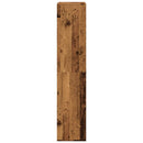 bogreol 100x33x155,5 cm konstrueret træ antikt træ