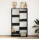 bogreol 100x33x175 cm konstrueret træ sort