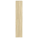 bogreol 100x33x175 cm konstrueret træ sonoma-eg