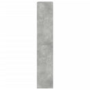 bogreol 100x33x175 cm konstrueret træ betongrå