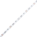 skrivebord m. LED-lys 130x130x91 cm konstrueret træ gammelt træ
