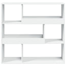 rumdeler 100x33x94,5 cm konstrueret træ hvid