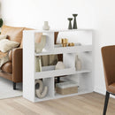 rumdeler 100x33x94,5 cm konstrueret træ hvid