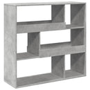 rumdeler 100x33x94,5 cm konstrueret træ betongrå