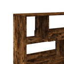 rumdeler 100x33x94,5 cm konstrueret træ røget egetræsfarve