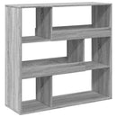 rumdeler 100x33x94,5 cm konstrueret træ grå sonoma-eg
