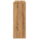rumdeler 100x33x94,5 cm konstrueret træ egetræsfarve