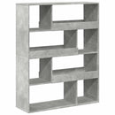 rumdeler 100x33x125,5 cm konstrueret træ betongrå