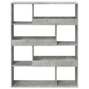 rumdeler 100x33x125,5 cm konstrueret træ betongrå