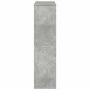 rumdeler 100x33x125,5 cm konstrueret træ betongrå