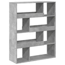 rumdeler 100x33x125,5 cm konstrueret træ betongrå