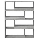 rumdeler 100x33x125,5 cm konstrueret træ grå sonoma-eg