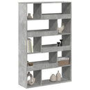 rumdeler 100x33x156,5 cm konstrueret træ betongrå
