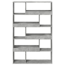 rumdeler 100x33x156,5 cm konstrueret træ betongrå
