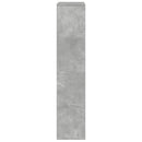 rumdeler 100x33x156,5 cm konstrueret træ betongrå