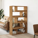 rumdeler 100x33x156,5 cm konstrueret træ egetræsfarve