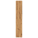 rumdeler 100x33x187,5 cm konstrueret træ egetræsfarve