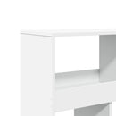 rumdeler 100x33x125,5 cm konstrueret træ hvid