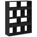 rumdeler 100x33x125,5 cm konstrueret træ sort