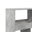 rumdeler 100x33x125,5 cm konstrueret træ betongrå