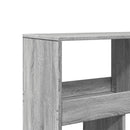 rumdeler 100x33x125,5 cm konstrueret træ grå sonoma-eg