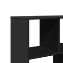 rumdeler 100x33x156,5 cm konstrueret træ sort