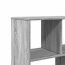 rumdeler 100x33x156,5 cm konstrueret træ grå sonoma-eg