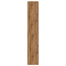 rumdeler 100x33x187,5 cm konstrueret træ egetræsfarve