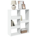 rumdeler 100x33x115 cm konstrueret træ hvid