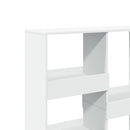 rumdeler 100x33x115 cm konstrueret træ hvid