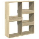 rumdeler 100x33x115 cm konstrueret træ sonoma-eg