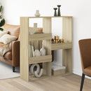 rumdeler 100x33x115 cm konstrueret træ sonoma-eg