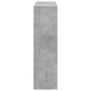 rumdeler 100x33x115 cm konstrueret træ betongrå