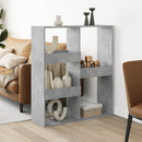 rumdeler 100x33x115 cm konstrueret træ betongrå