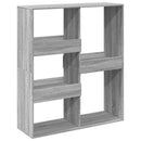 rumdeler 100x33x115 cm konstrueret træ grå sonoma-eg