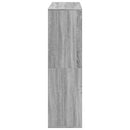 rumdeler 100x33x115 cm konstrueret træ grå sonoma-eg