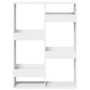 rumdeler 100x33x135 cm konstrueret træ hvid