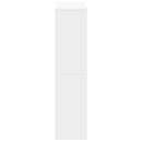 rumdeler 100x33x135 cm konstrueret træ hvid