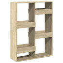 rumdeler 100x33x135 cm konstrueret træ sonoma-eg