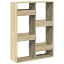 rumdeler 100x33x135 cm konstrueret træ sonoma-eg